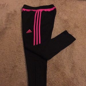 XS PINK ADIDAS Pants